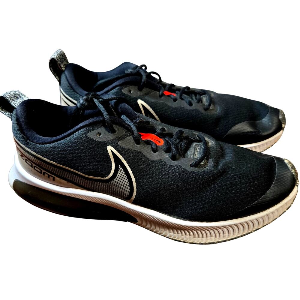 Boys 7Y Nike Air Zoom Arcadia Tennis Shoe Black Casual Shoes Sneakers  7 Youth